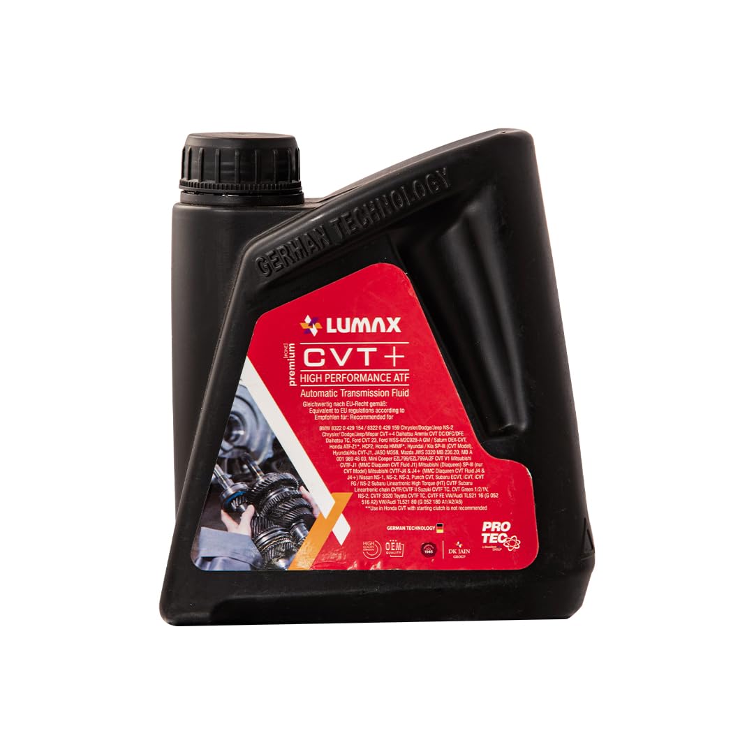 Lumax CVT+ High Performance Automatic Transmission Fluid (ATF) | 1L | Excellent Protection to Gears | High Oxidation Stability | Enhanced Protection Against Water