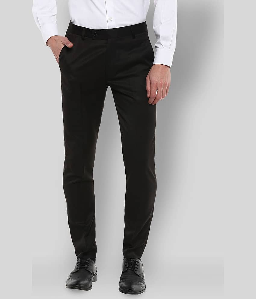 Inspire Clothing Inspiration - Black Polycotton Slim - Fit Men's Formal Pants ( Pack of 1 )