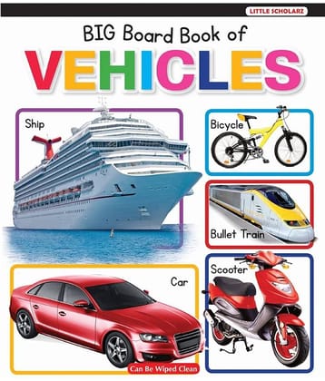 New Big Board Book Of Vehicles