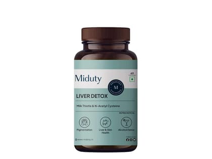 Miduty Liver Detox,  60 capsules