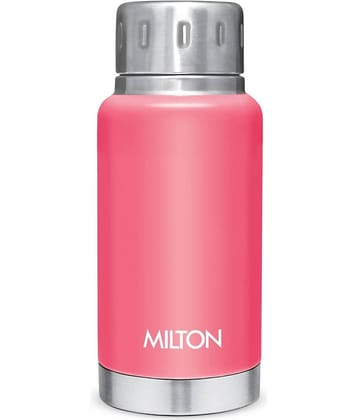 Milton Elfin 160 Thermosteel Hot and Cold Water Bottle, 160 ml, Light Blue