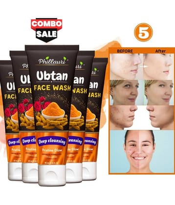Phillauri - Uneven Skin Tone Reducing Face Wash For All Skin Type ( Pack of 5 )
