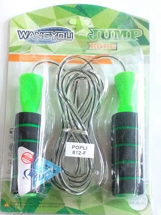 Nawani Bearing Skipping Rope Full Size, Color As per Availability,