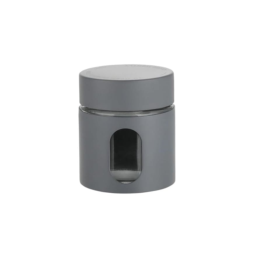 The Bean Co Roasters Mini Canister | 125 ML Capacity | Stainless Steel and Glass |Airtight Mini Coffee Canister (Silver)