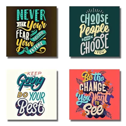 Bindian Printed MDF Wooden Kitchen Fridge Magnets, Set of 4, for Women, Girls, Housewives (Color 11) Bindian Printed MDF Wooden Kitchen Fridge Magnets, Set of 4, for Women, Girls, Housewives (Color 11)