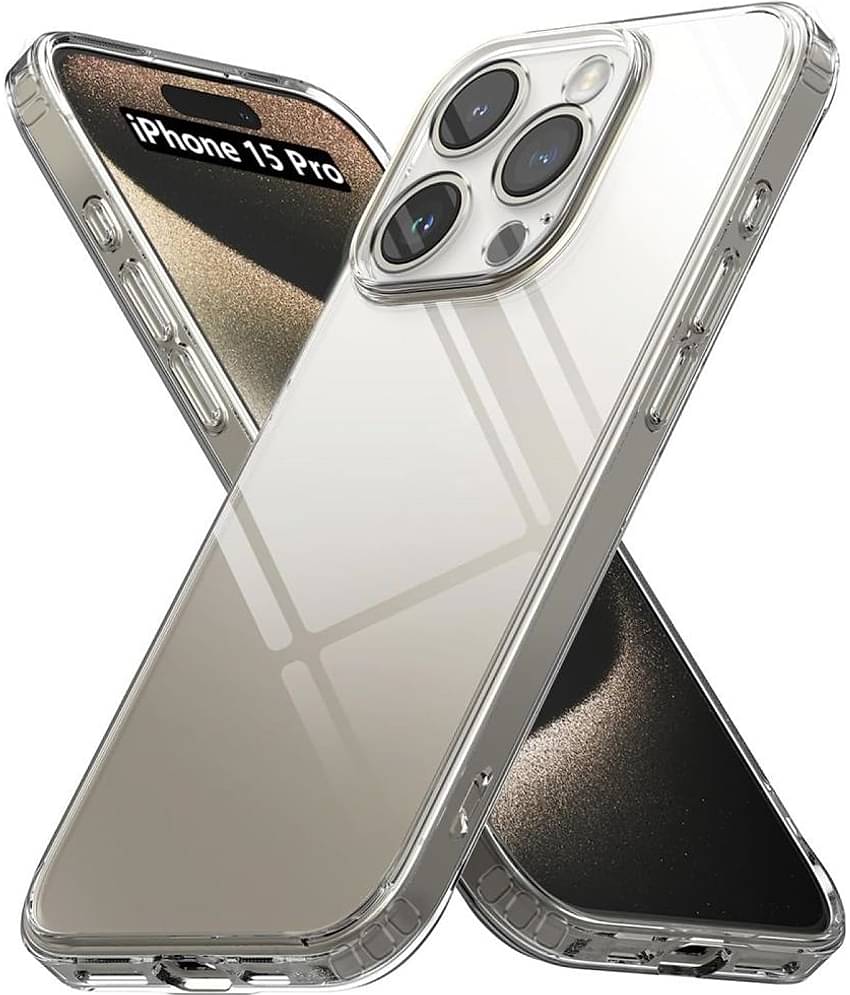 Case Vault Covers Silicon Soft cases Compatible For Silicon iPhone 15 pro ( Pack of 1 )