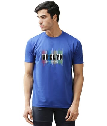 EPPE - Blue Polyester Regular Fit Mens T-Shirt ( Pack of 1 ) - None