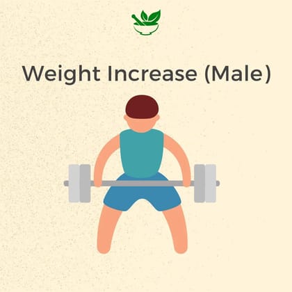 Wajan (Weight) Gain for Male Ayurvedic Management 30 Days Pack