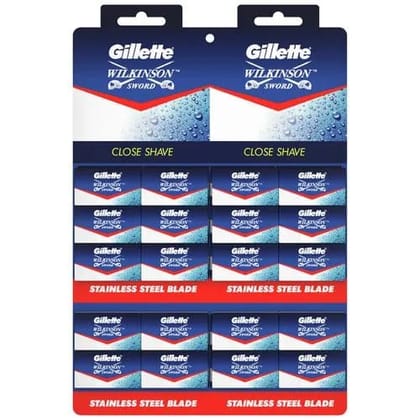 Gillette Wilkinson Sword Stainless Steel Blade, Pack of 10, Rs. 27