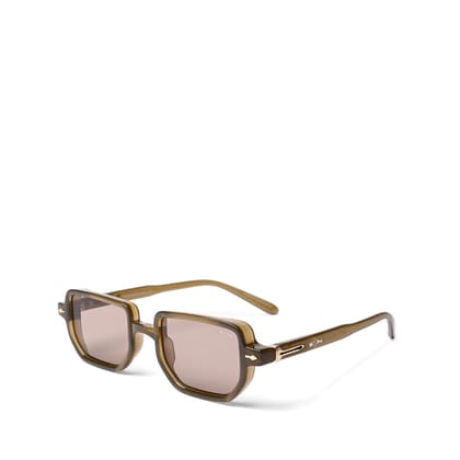 MOONX PHOENIX S6 – Transparent Rectangular Sunglasses (Unisex)