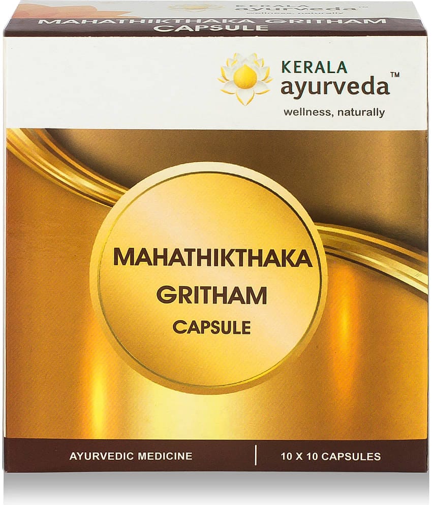 Kerala Ayurveda Mahathikthaka Gritham Capsule , 100 Capsules