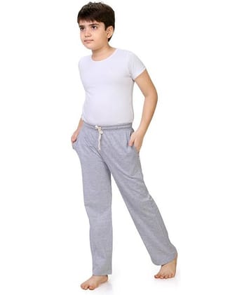 Dongli Pack of 1 Boys Cotton Trackpant ( Gray )