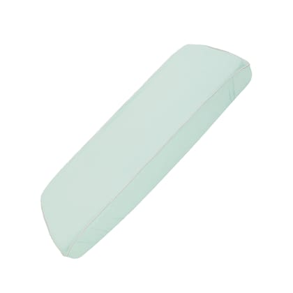 HARBOUR GREY FITTED CRIB SHEET-71cm X 36cm X 15cm