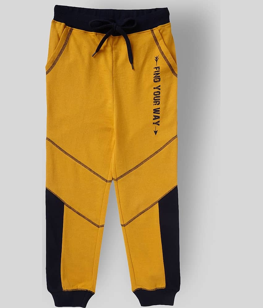 Cub Mcpaws Pack of 1 Boys Cotton Blend Trackpant ( Yellow )