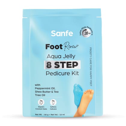 Sanfe Foot Renew Aqua Jelly 8 Step Pedicure Kit