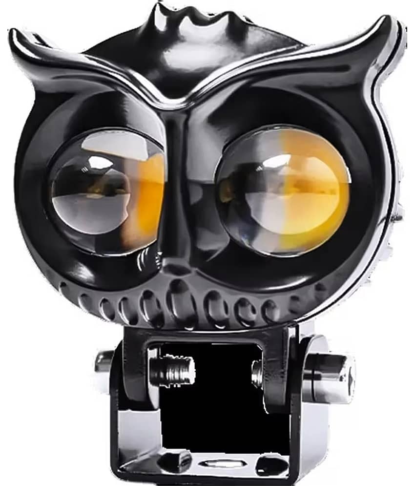 FSN AUTO POWER Led OWL Shape Fog Yellow-White light Low & High Beam for universal vehicles 9V-60V 40W