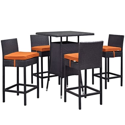 Patio Bar Chairs and Table Set For Outdoor And Indoor