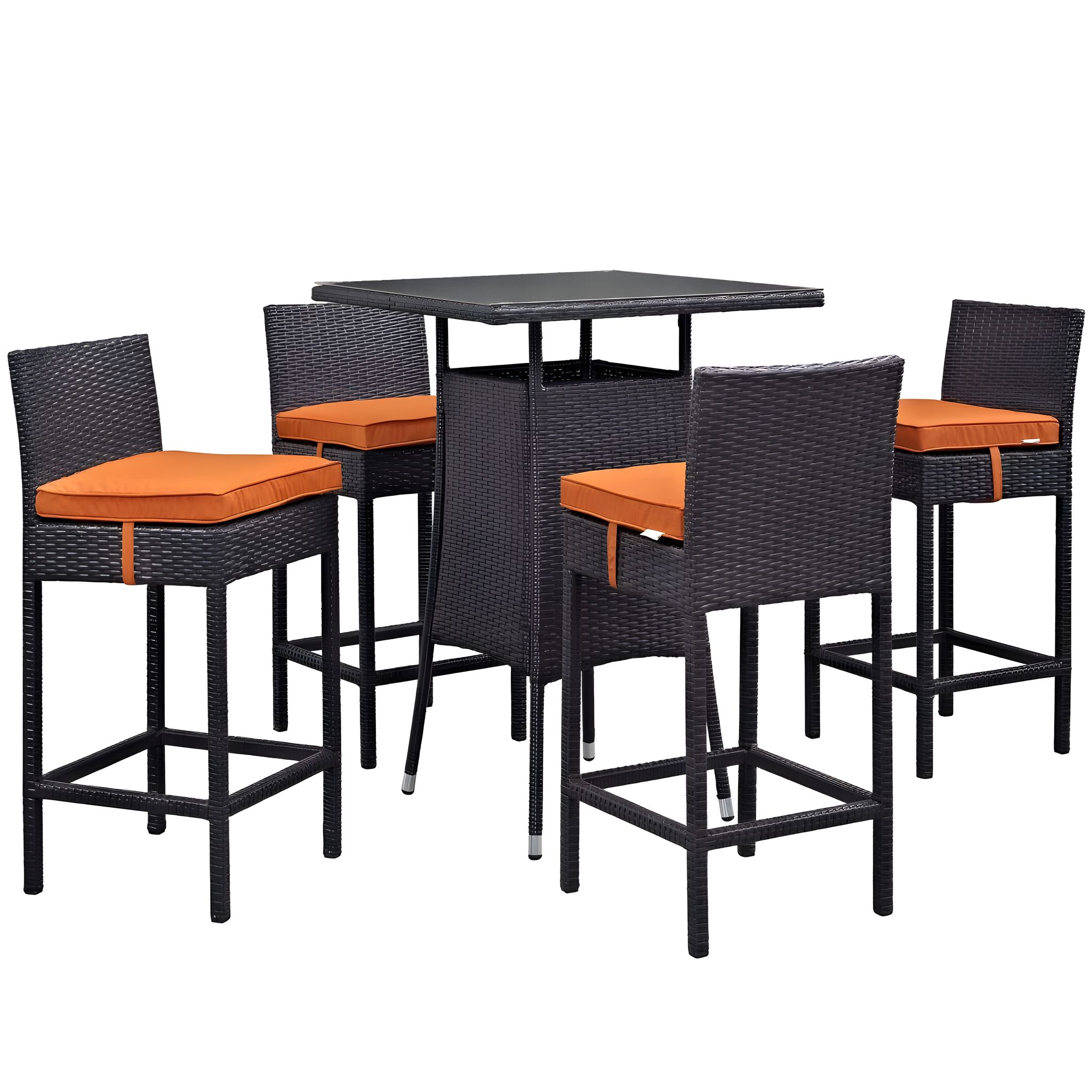 Patio Bar Chairs and Table Set For Outdoor And Indoor