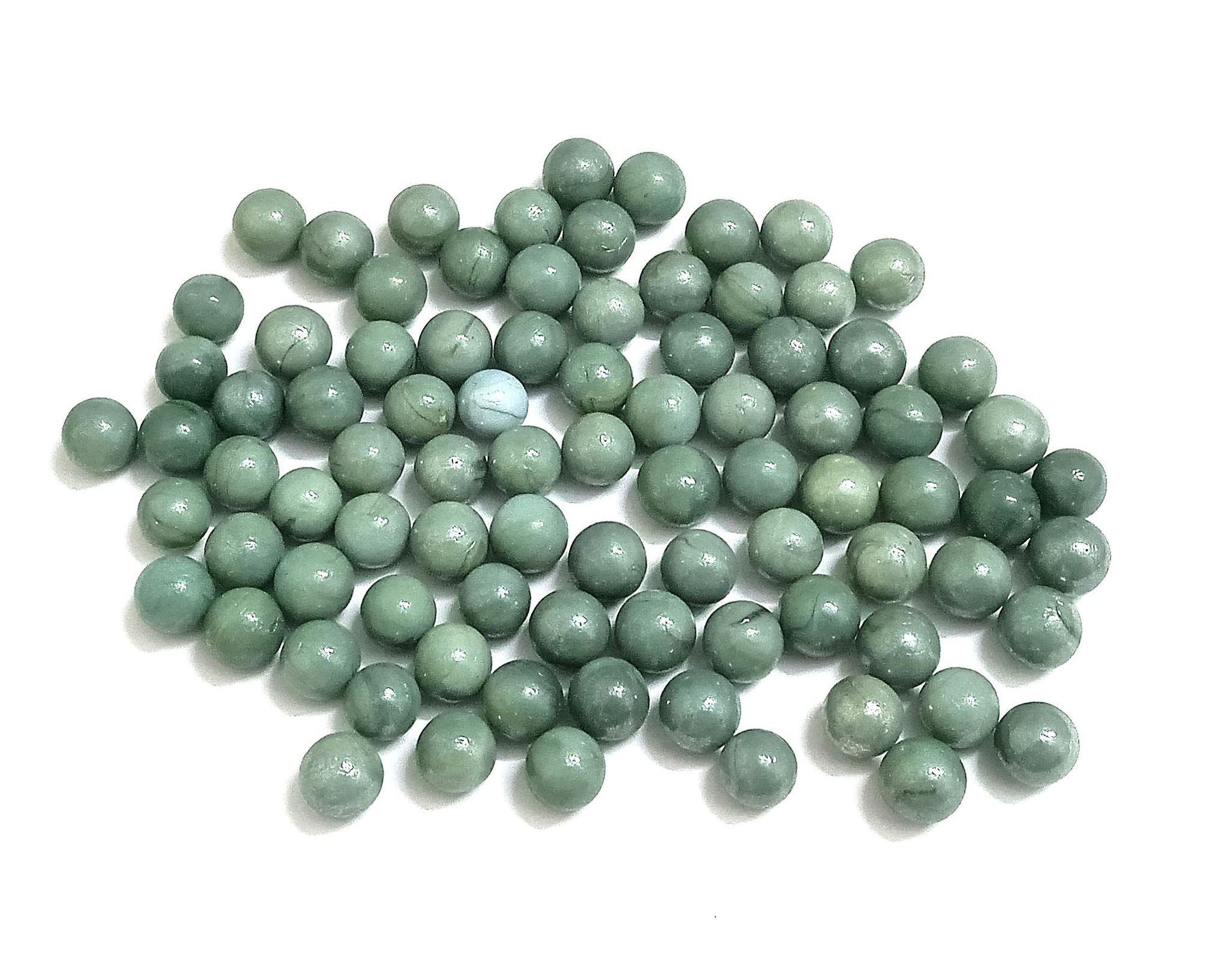 Nawani 100 Pcs of Mini Size Glass Marbles with Shooter Unique Collection. Size - 1.3mm