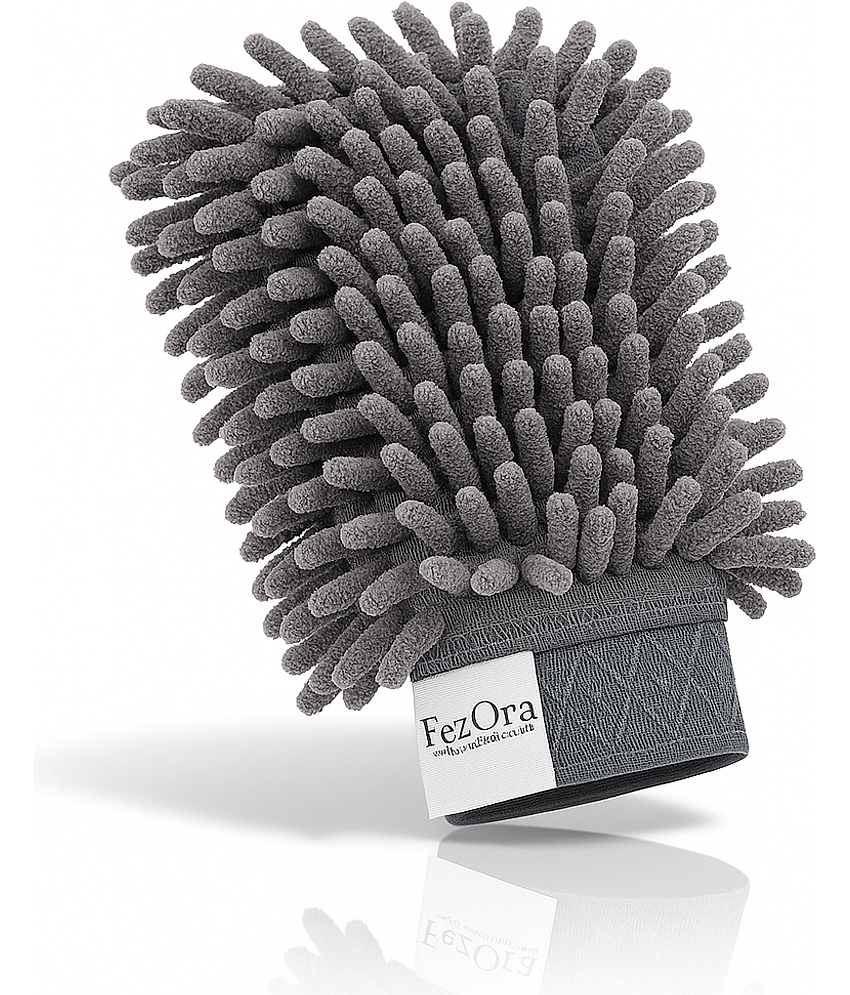 Fezora Microfiber Cleaning Glove for Car, Bike & Home Dusting – Extra Soft Chenille Mitt
