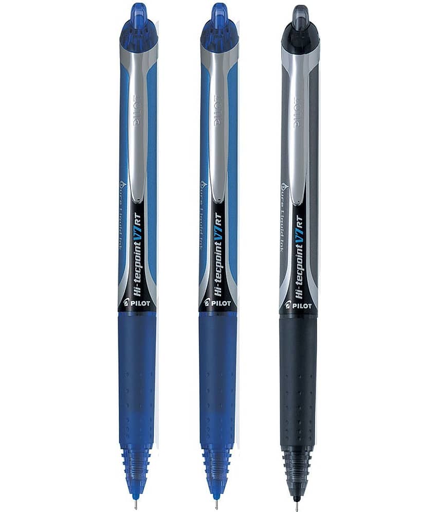 Pilot V7 RT (2 Blue/1 Black) Roller Ball Pen