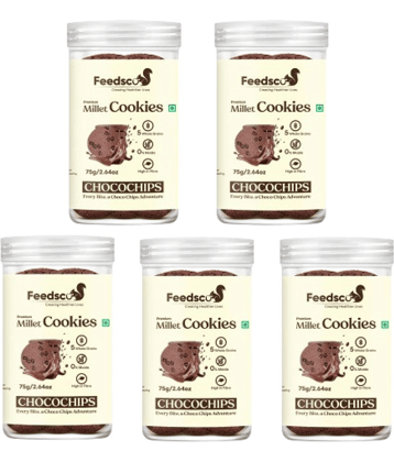Feedsco Chocochips Cookies 75 g Pack of 5