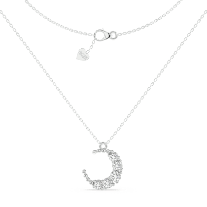 Crescent Moon Charm Necklace