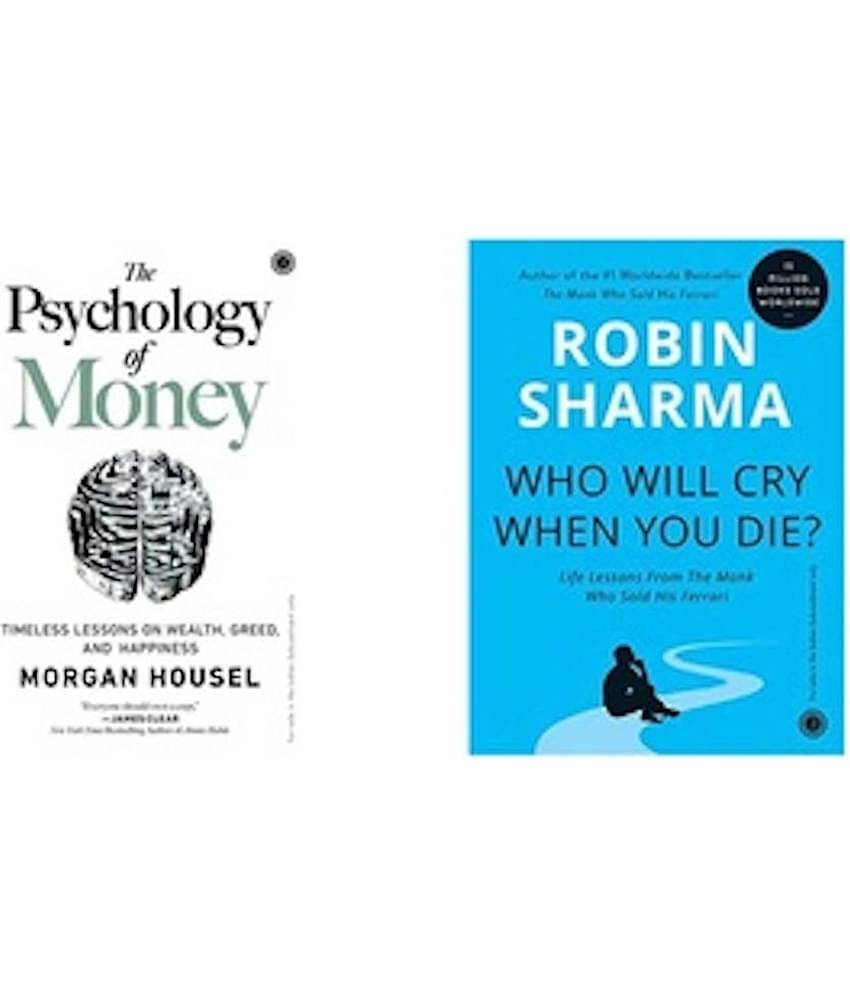 The Psychology of Money + Who Will Cry When You Die? (Set of 2 Books)