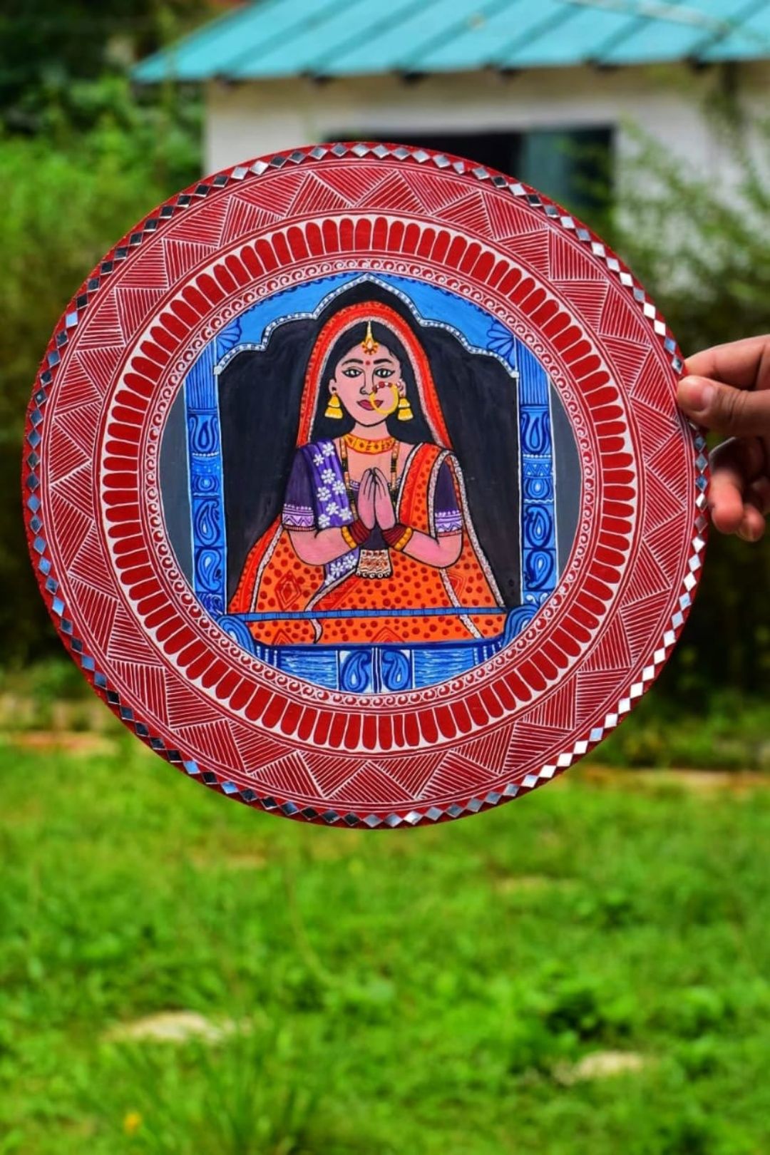 Aipan Frame Round