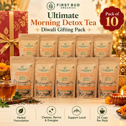 First Bud Ultimate Morning Detox Tea – Diwali Gifting Pack of 10