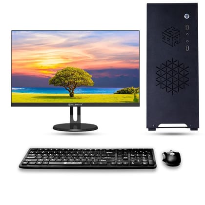Holoware Desktop (10th Gen, Intel Core i3-10100 Processor, 6MB Cache, base clock 3.6GHz,up to 4.3GHz, 4 cores, 8 threads)