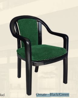 Ornate - Black/Green   chair