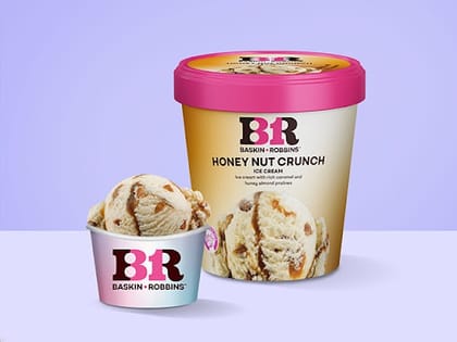 Honey Nut Crunch Ice Cream