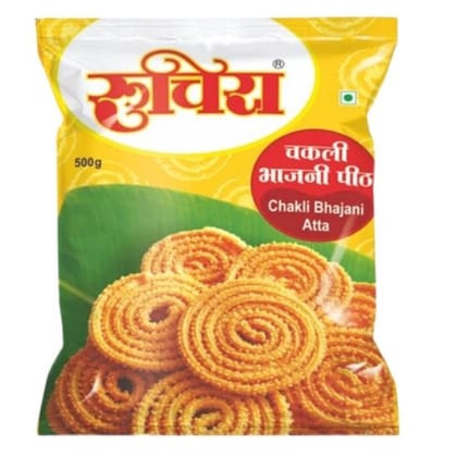 Ruchira Chakli Bhajani Flour (500g) | Spiced Multigrain Mix | Instant Crispy Chaklis Ruchira Chakli Bhajani Flour (500g) | Spiced Multigrain Mix | Instant Crispy Chaklis
