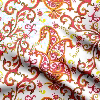 Paisley 5.9-Natural Crepe