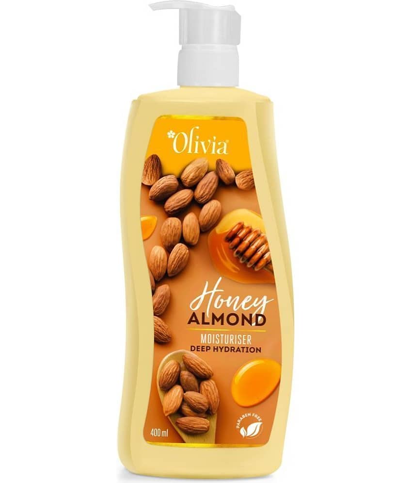 OLIVIA Honey & Almond Moisturizer, 400 ml