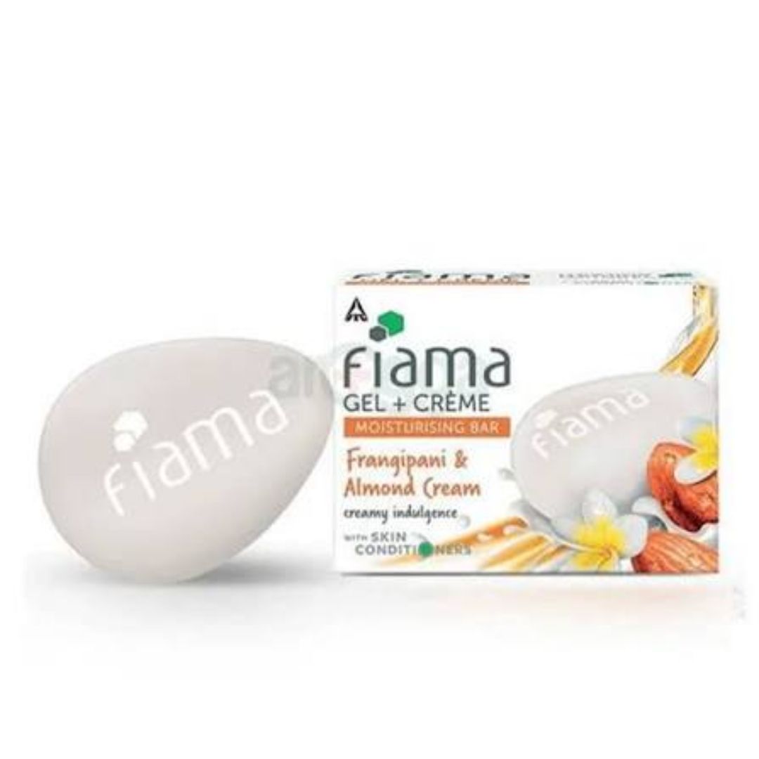 Fiama Gel + Creme Frangipani + Almond Moisturizing Bar, 75 G