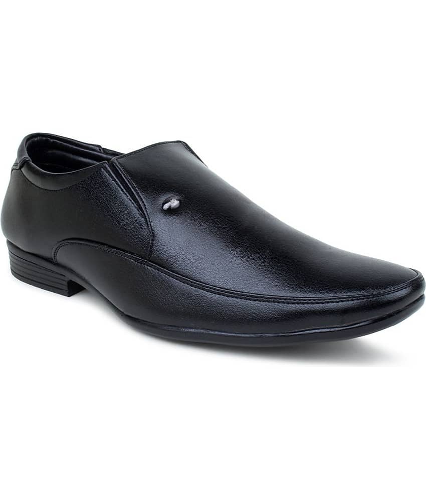 Action - Black Men's Slip On Formal Shoes