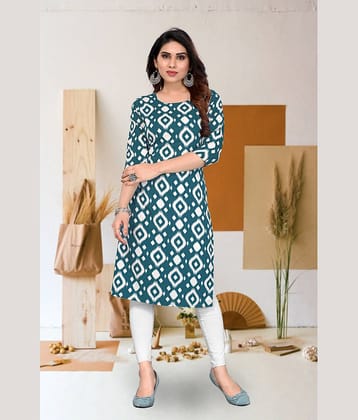 KETAKI FASHION Pack of 1 Crepe Printed Straight Women's Kurti - ( Multicolor )