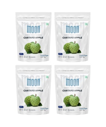 Moon Freeze Dried Custard Apple Cubes, 16 gm - Pack of 4 Moon Freeze Dried Custard Apple Cubes, 16 gm - Pack of 4