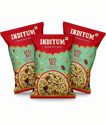 Indiyum Murmura Namkeen Bhel Mixture 140g (Pack Of 3)