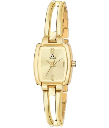 Aglance Stainless Steel Tonneau Womens Watch