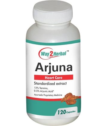 Way2Herbal Arjuna 120    Capsule 500 mg