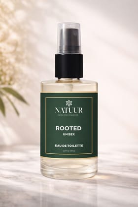 ROOTED | Vetiver | Gardenia | Cedarwood | Premium Eau De Toilette | Grounded | Calm | Fresh
