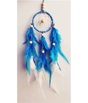 Lucky Traders Feather Multicolour Dream Catcher - Pack of 1 ( X cms )