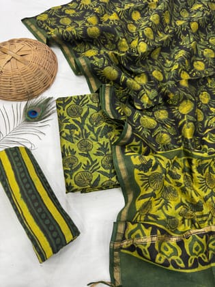 Chanderi Silk Suit Set