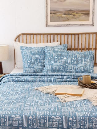 Gamathi Double Dohar (Light Blue)