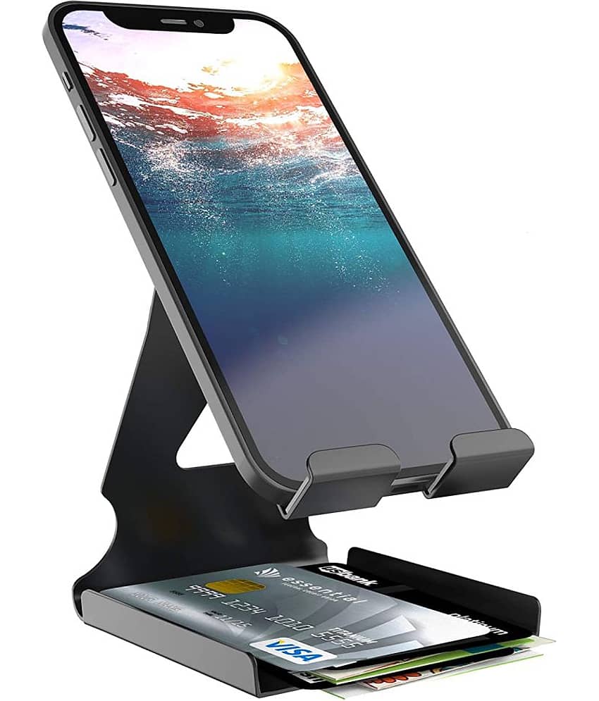 Elv Card Holder Mobile Holder for Smartphones ( Black )