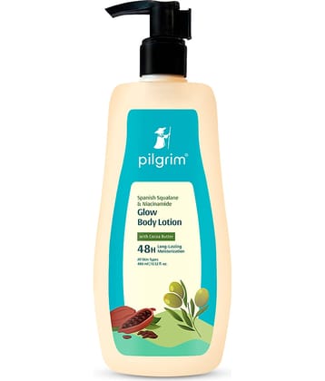 Pilgrim Spanish Squalane & Niacinamide Glow Body Lotion Body Lotion,For All Skin Type,400Ml (pack Of 1)