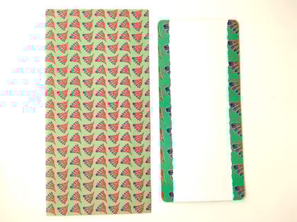 Lakshmi Padam Gift Envelopes and Card - light green